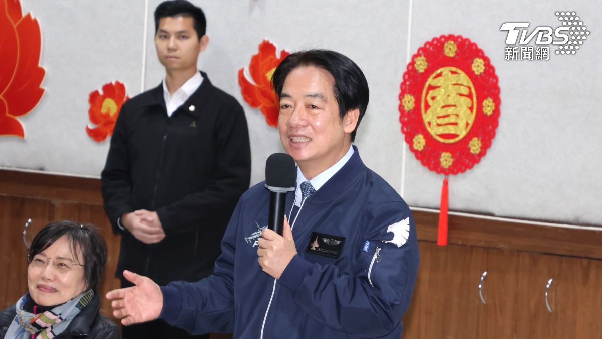 賴清德致詞勉勵警察同仁。(圖/潘建樺攝)