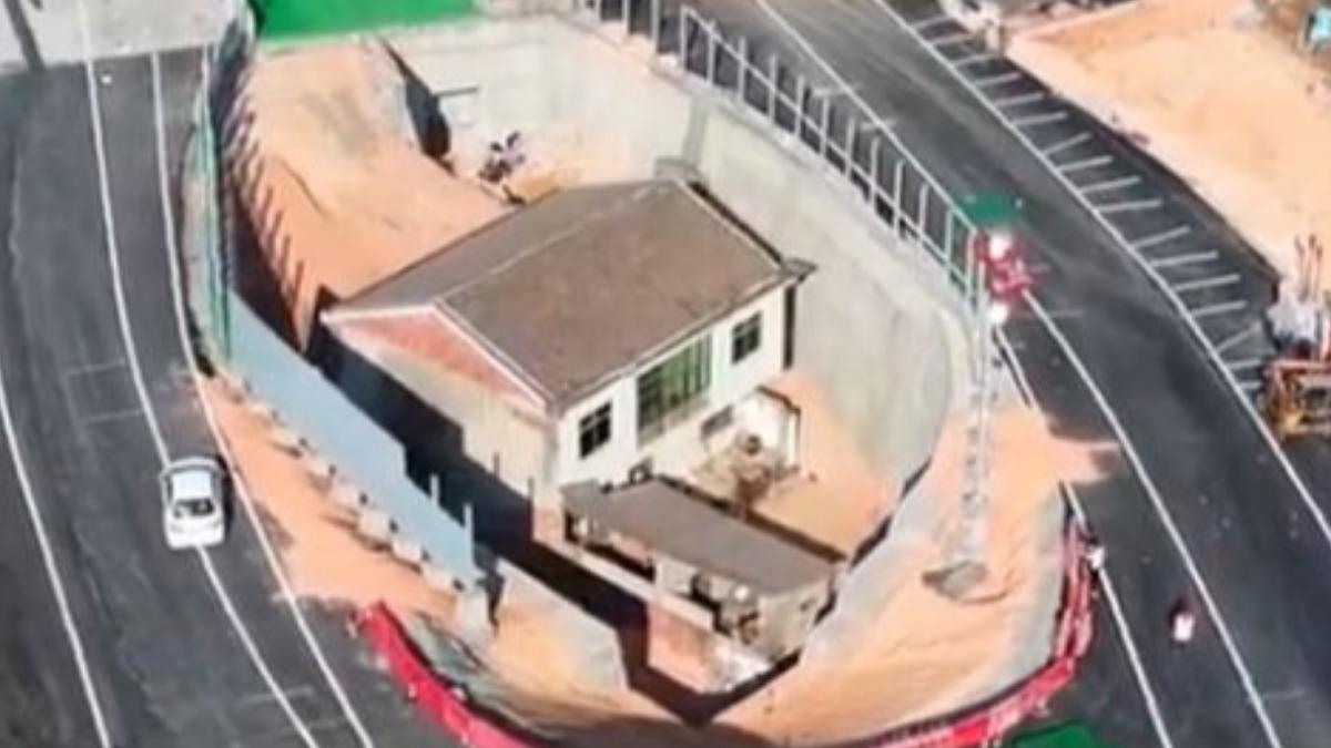 房子遭高速公路包圍!陸最強釘子戶拒7百萬賠償費後悔了