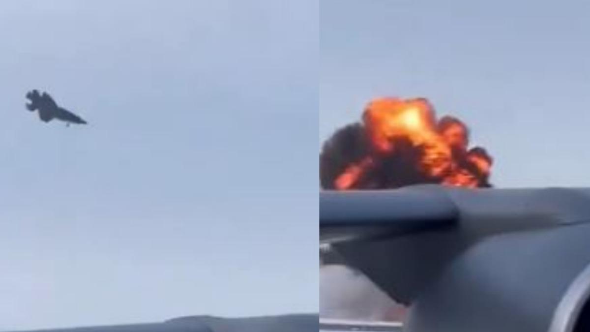 美軍F-35不明原因故障!翻滾墜毀爆炸 飛行員彈射逃生