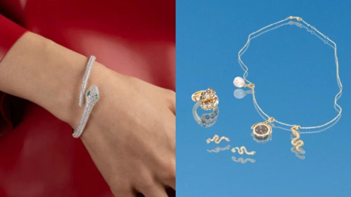 貴氣感十足的飾品，過年戴上秒成焦點。（圖／APM、TORY BURCH提供）