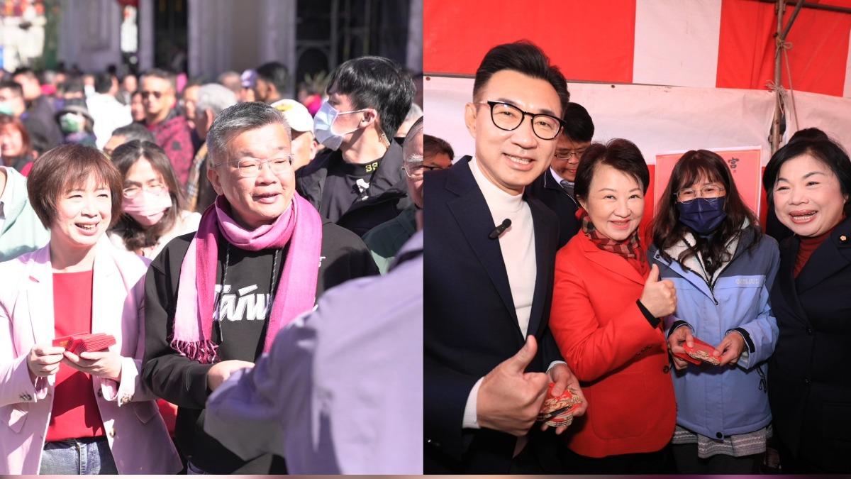 何欣純表態選台中市長「他也祝福」 江啟臣陪盧秀燕發紅包這樣回