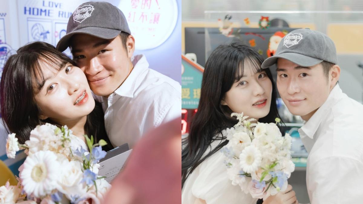 一粒姊姊、樂天捕手宋嘉翔登記結婚!「甜曬身分證」畫面閃爆