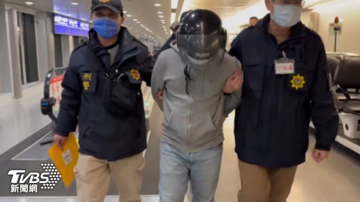 竹東三環幫逃亡泰國嫌犯被策動遣返回台。(圖/記者廖宗慶攝)