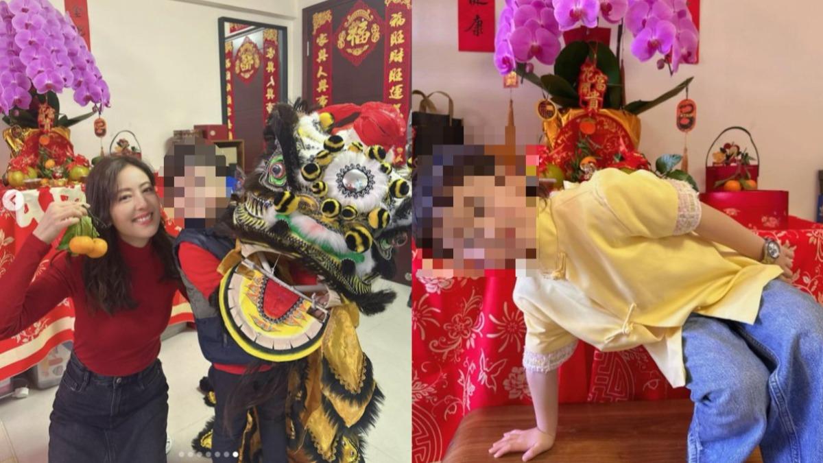 陳山聰兒子手戴勞力士,與唐詩詠合照展現兩人好感情。(圖/翻攝自IGjaco_chan_aj)