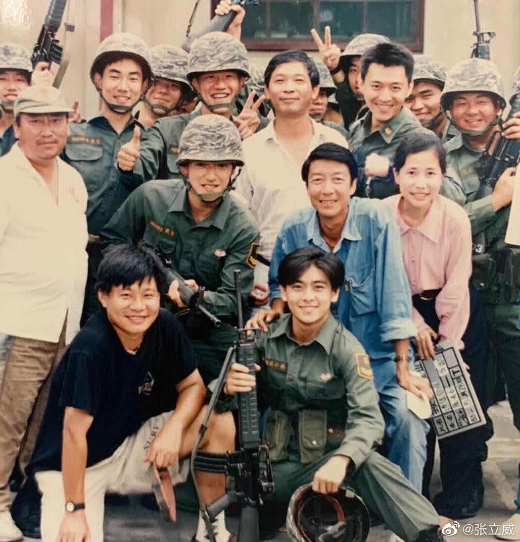 曾出演多部軍教片的張立威並沒有當過兵。(翻攝自「張立威」微博)