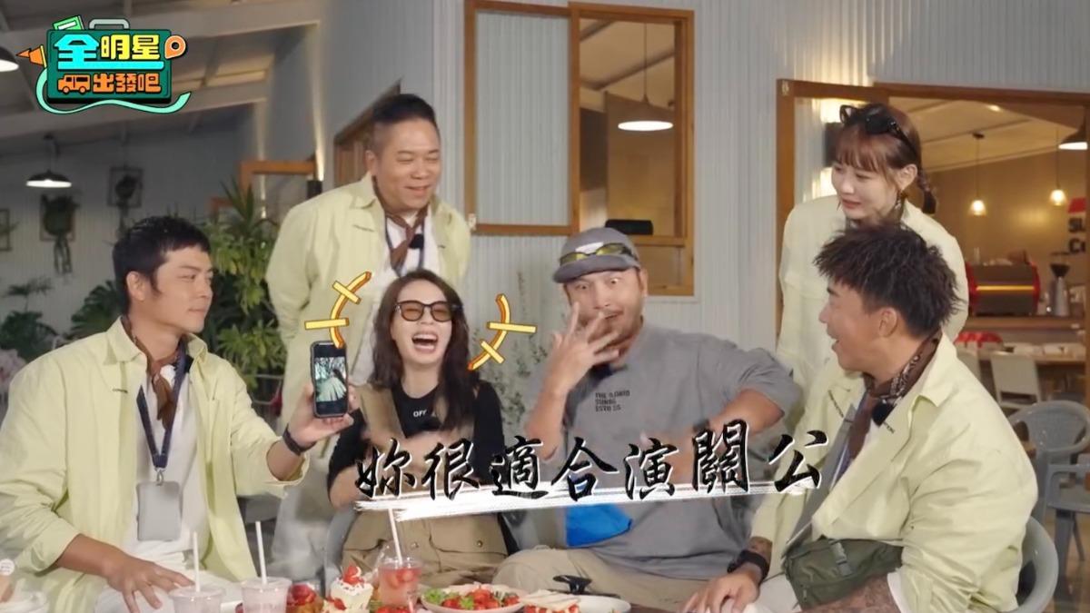 KID笑說孫淑媚適合演公關。(圖/好看娛樂提供)