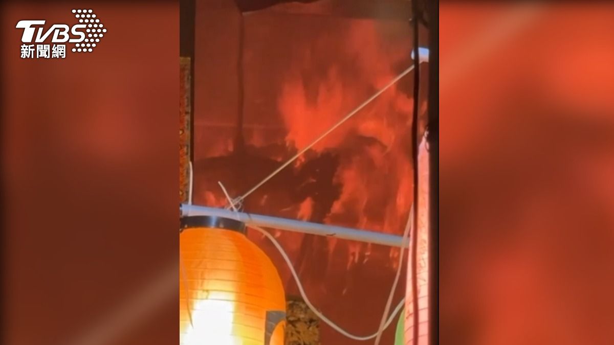 有片/台南百年王爺廟廣濟宮火災「10神尊燒到碳化」 重建恐花5百萬
