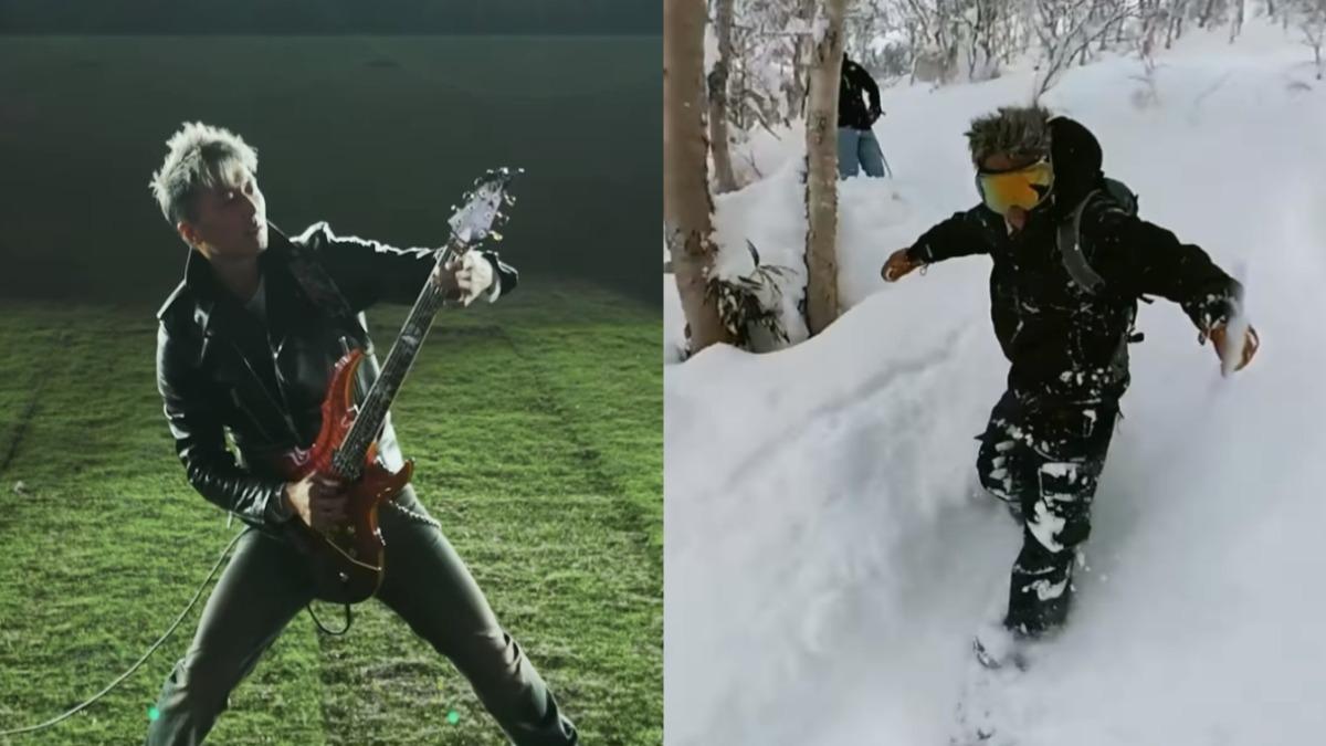 謝霆鋒攜2兒旅遊!背影照曝光 自拍「滑雪影片」粉超暈:太狠