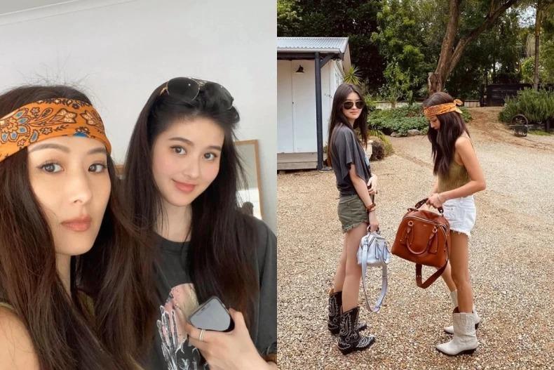 孫芸芸&廖思惟 Chloé Daria Bag。(圖/翻攝自IG@aimeeyunyunsun)