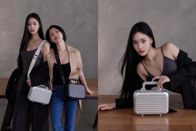 小S&女兒 Lily RIMOWA Original Bag。(圖/翻攝自IG@lilyhsuuuu)