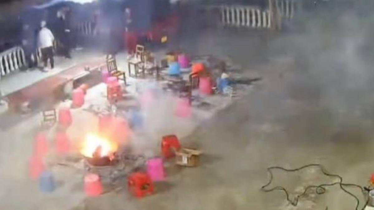 畫面曝光引起網友熱議。（圖／翻攝自微博）