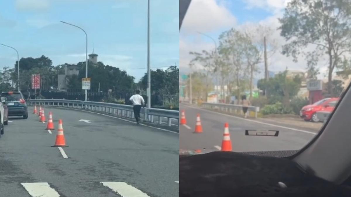 國道5號塞爆！尿急奔下車「來得及上車」　好心伯蓋廁所：做功德