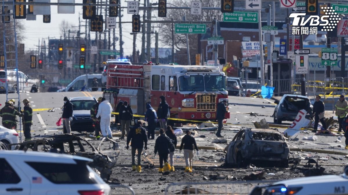 美國醫療專機墜費城市區爆大火 釀至少7死19傷