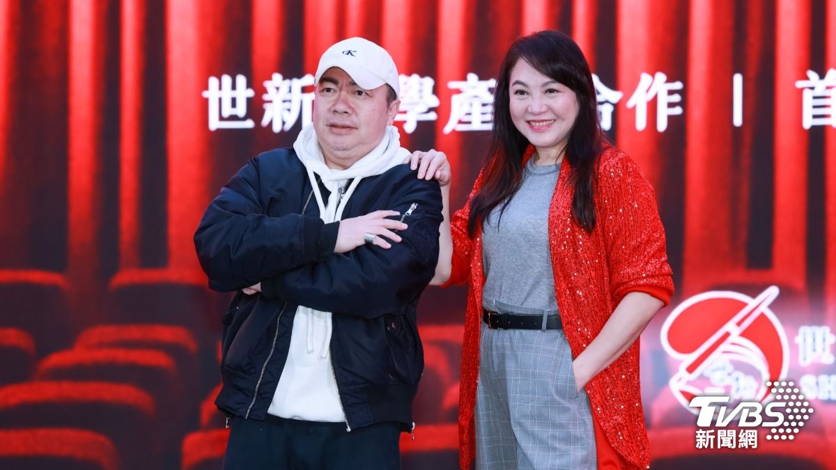 董至成和楊潔玫擔任節目評審。(圖/趙世平攝)