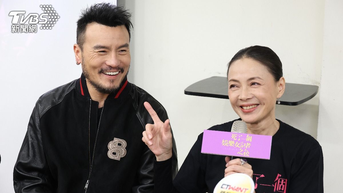 《死了一個女記者之後》李銘忠、柯淑勤(右)在演藝圈呼風喚雨。(圖/張哲鳴攝)