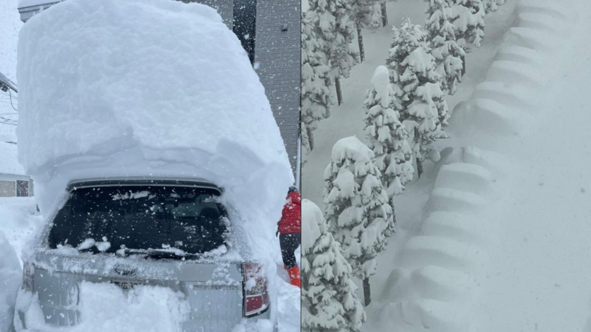 最強寒流襲日!多地「破紀錄大雪」 北海道積雪及腰、多班機取消