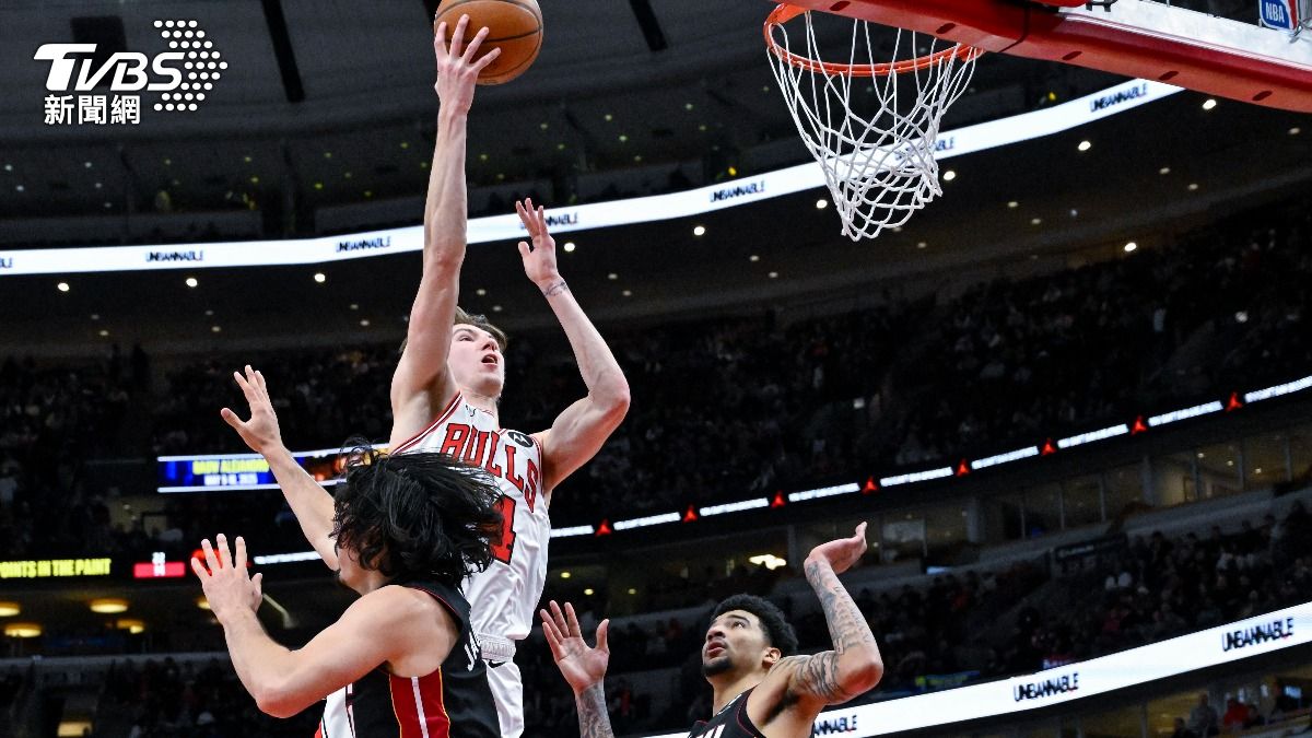 NBA／公牛菜鳥紀錄夜！全隊4人20分　「末節一波流」逆轉熱火