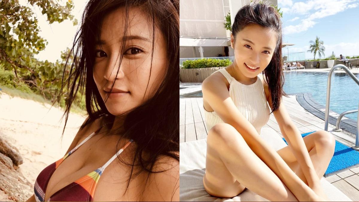 小島琉璃子為日本寫真偶像,同時也是體育主播。(圖/翻攝自小島琉璃子IG)