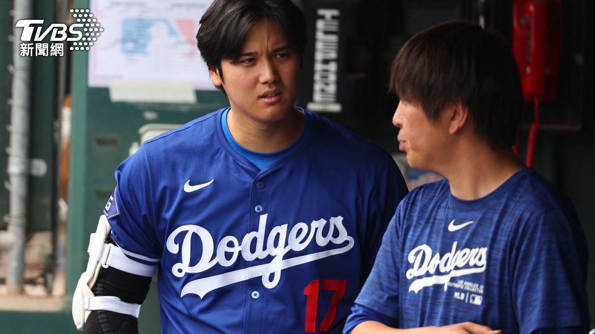 水原一平當庭向大谷翔平喊話致歉。(圖/達志影像路透社)