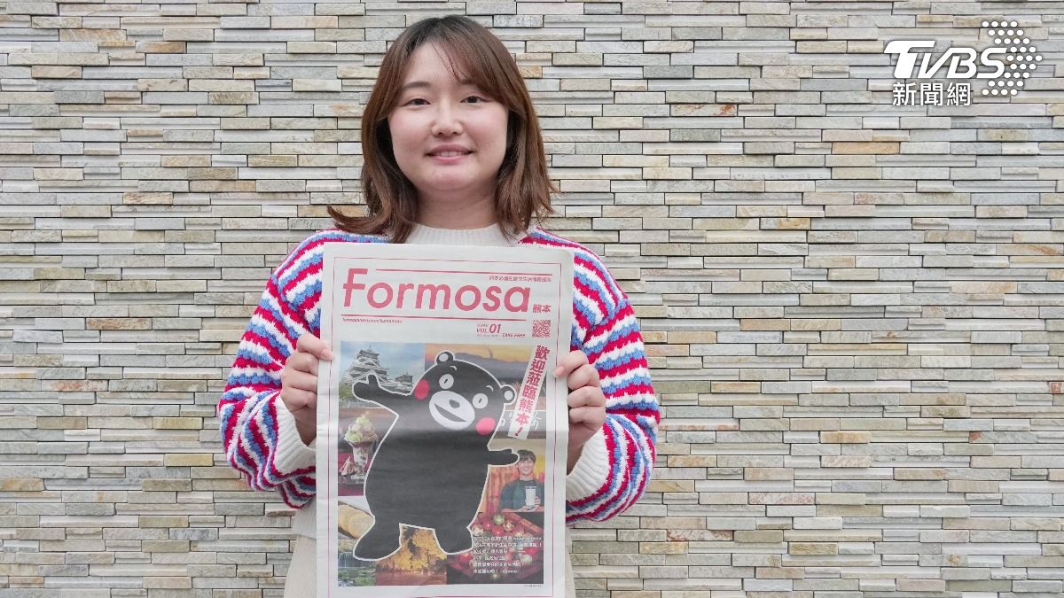 KANA在《Formosa熊本》中，撰寫「熊本巷仔內」專欄。（圖／羅佳蓉攝）