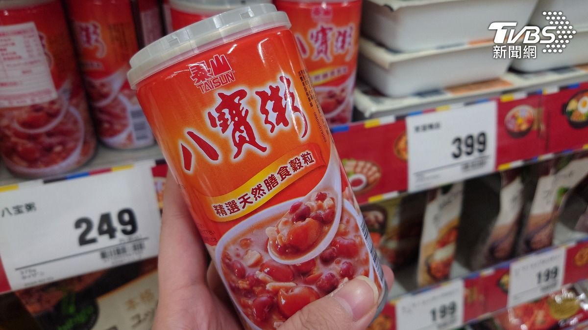 熊本超市也有熟悉的八寶粥。（圖／羅佳蓉攝）