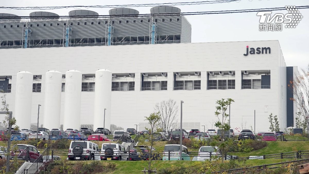 台積電熊本一廠外觀。(圖/羅佳蓉攝)