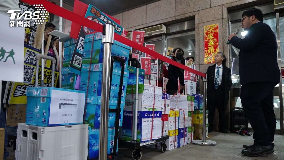 全台罷免潮!中選會曝罷免送件數:立委就佔44案