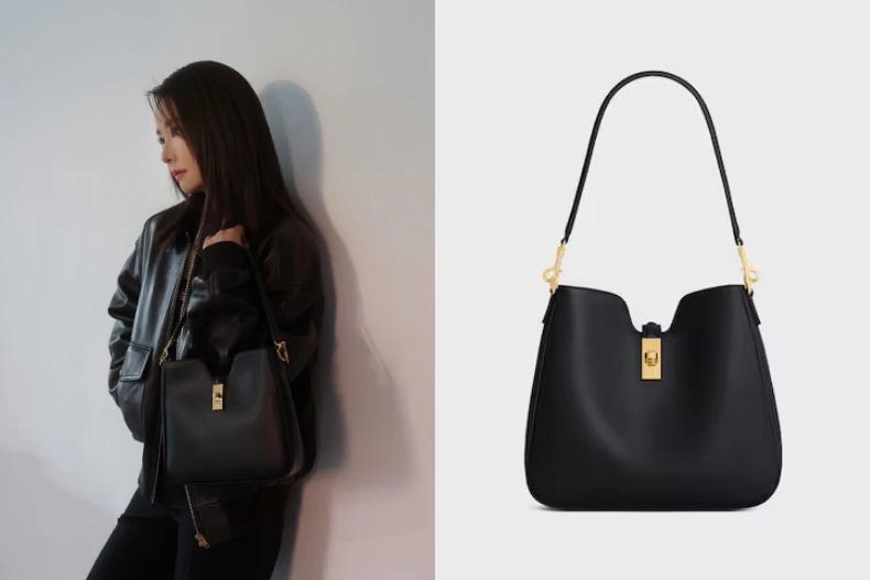 林心如手上拎的是CELINE CAMILLE 16 SOFT小號手袋。（圖／翻攝自林心如IG、CELINE）