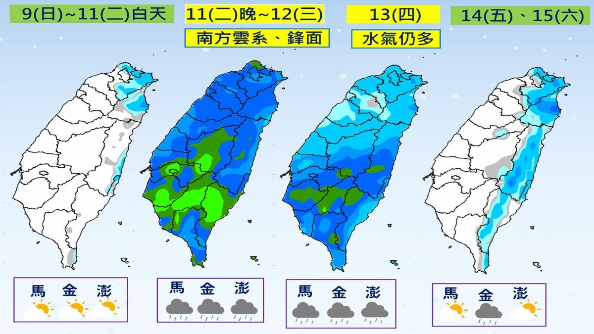 天氣-天氣預報-氣象-氣象署-一週天氣-衛星雲圖-氣象預報-今天天氣