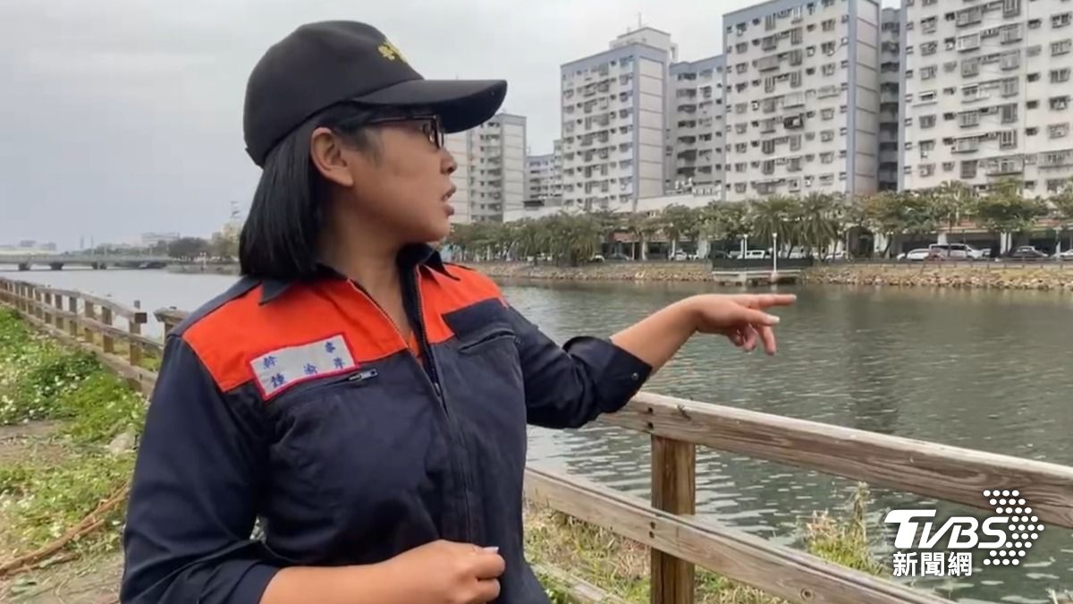 高雄市警光潛水救難協會成員鍾渝萍。(圖/TVBS)