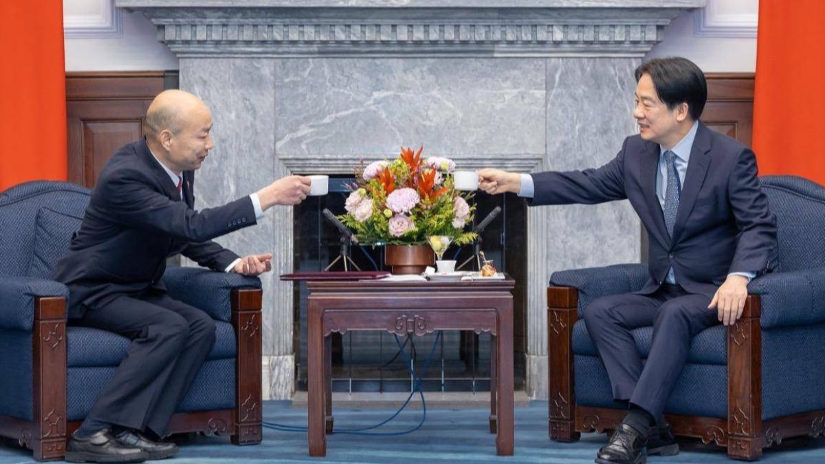總統賴清德將召集立法院長韓國瑜等五院院長會談。（資料照／總統府提供）