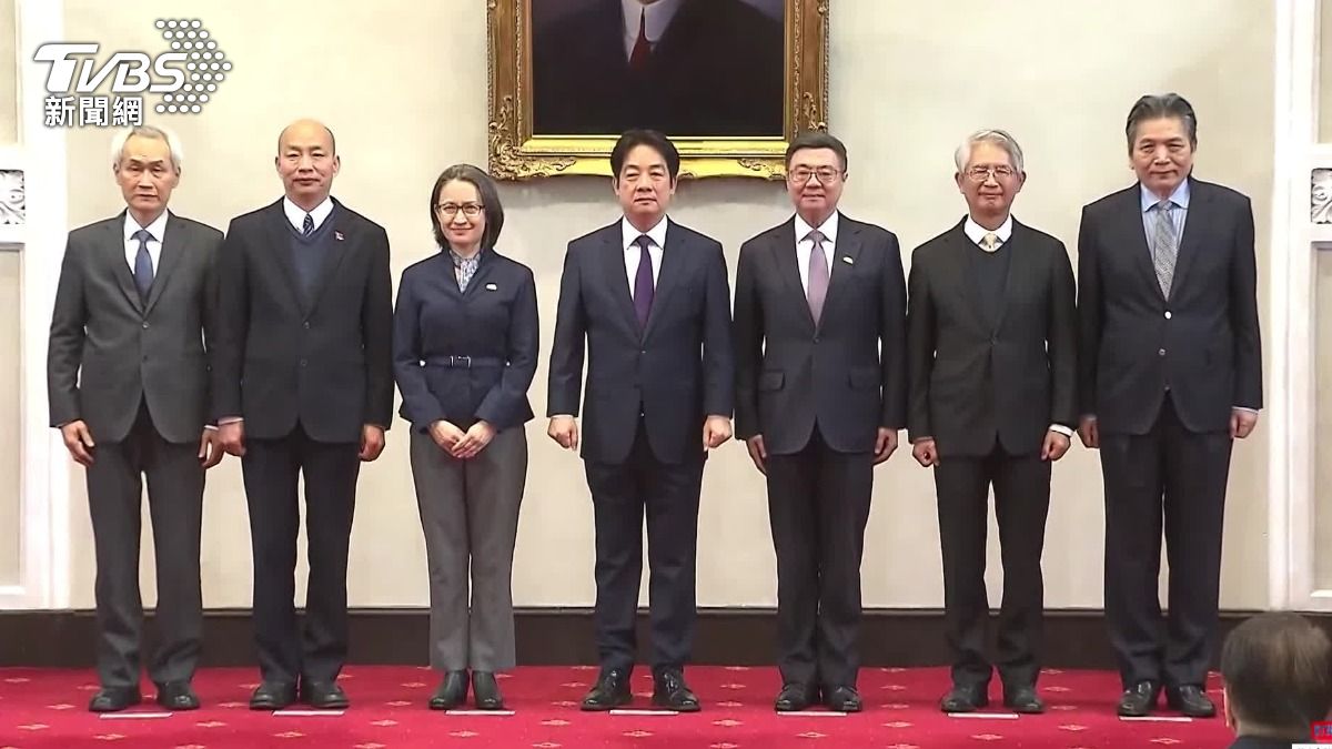 立法院長韓國瑜在10日五院會商中，主動提及罷免造成社會衝突加劇，盼總統賴清德以民進黨主席身份呼籲各方停止惡性大罷免。（圖／TVBS）