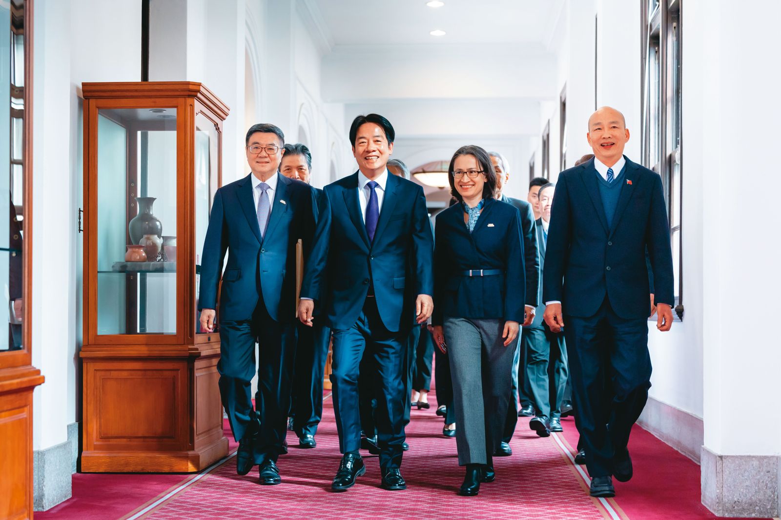 總統賴清德10日召開五院會商,不放棄在體制內尋求團結國家、化解紛爭的機會。(圖/翻攝自總統府flickr)