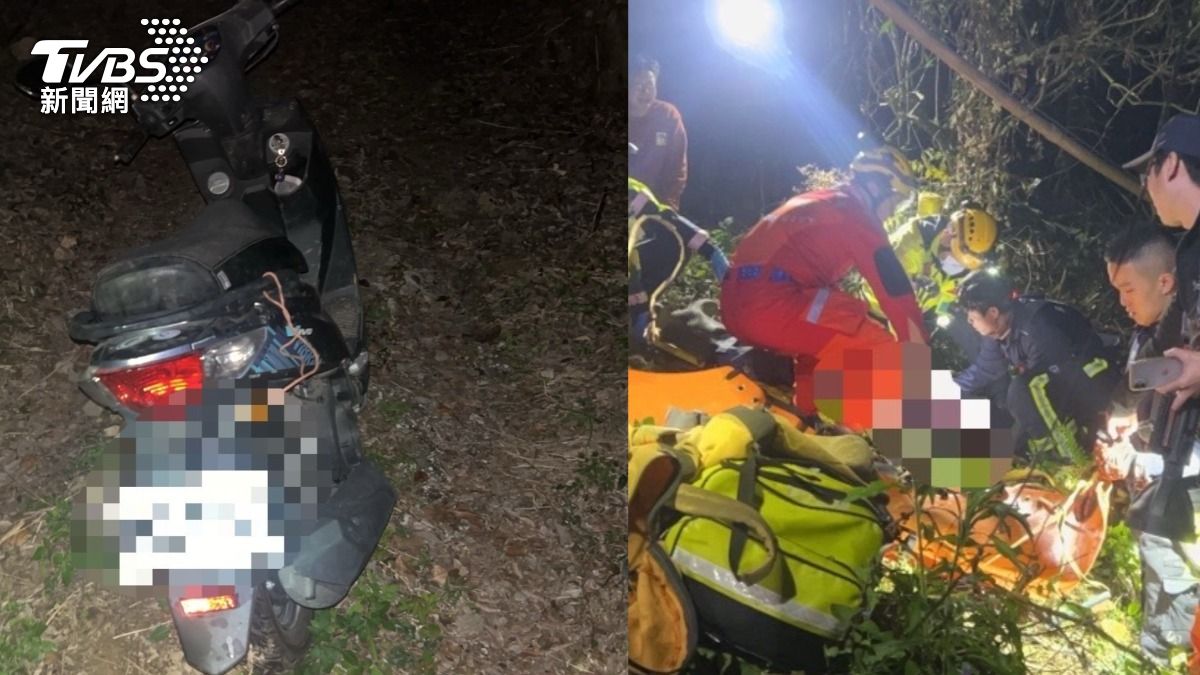 台中翁出門1天未歸…失足墜坡亡 家屬尋人「只見機車」心碎
