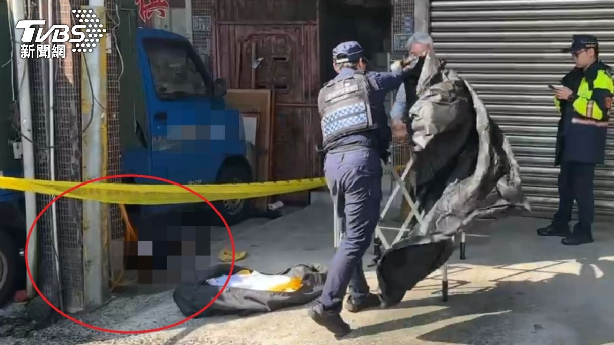 快訊/看完醫生失聯!基隆男陳屍騎樓貨車旁 警急拉封鎖線