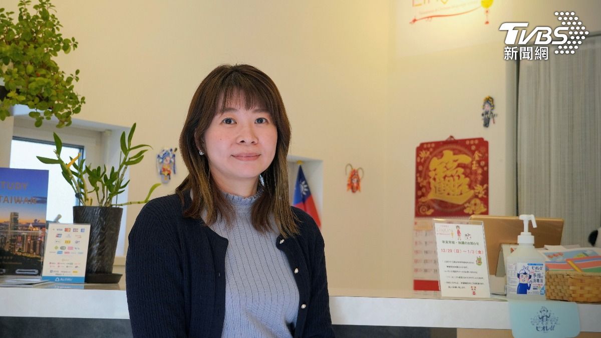 在熊本教中文的台灣人朱裴苓，已長居熊本將近17年。（圖／羅佳蓉攝）