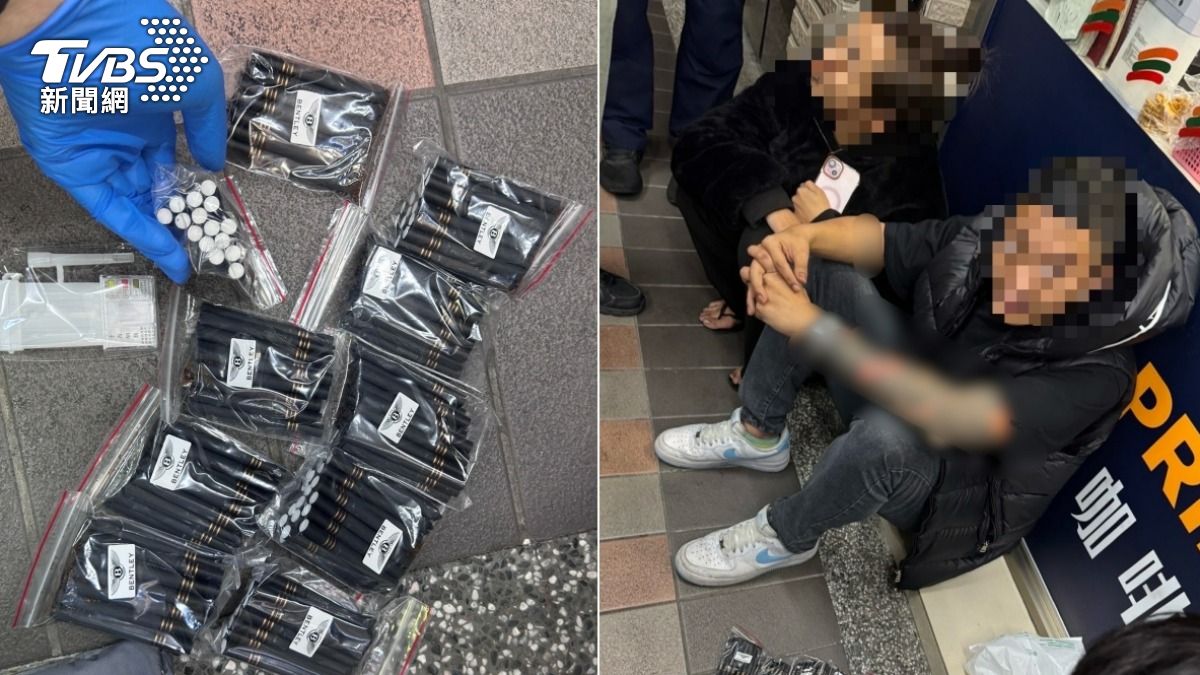 夫妻檔販毒賺外快!網傳「彩虹符號」拉客 秒被警識破逮人