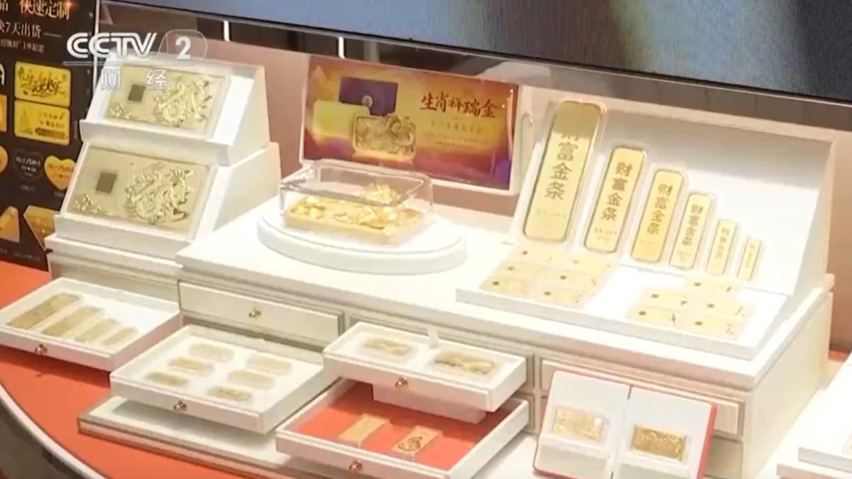 深圳水貝市場 金飾消費暢旺(圖/CCTV-2)