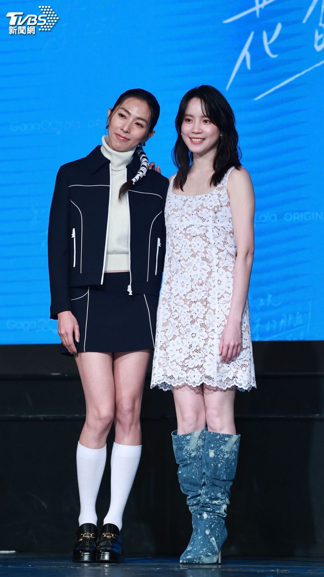 林辰唏(左)、程予希「金鐘CP」續前緣。(圖/黃城碩攝)