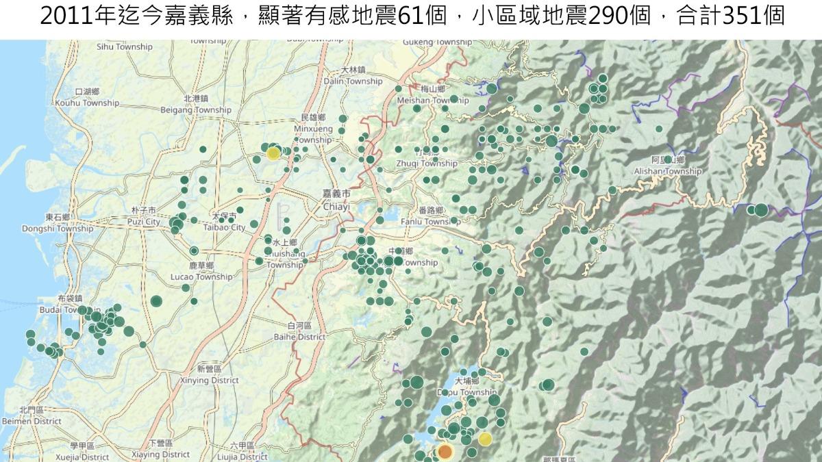 嘉義地震4倍成長中!這區居冠 專家示警1事:今年恐破紀錄
