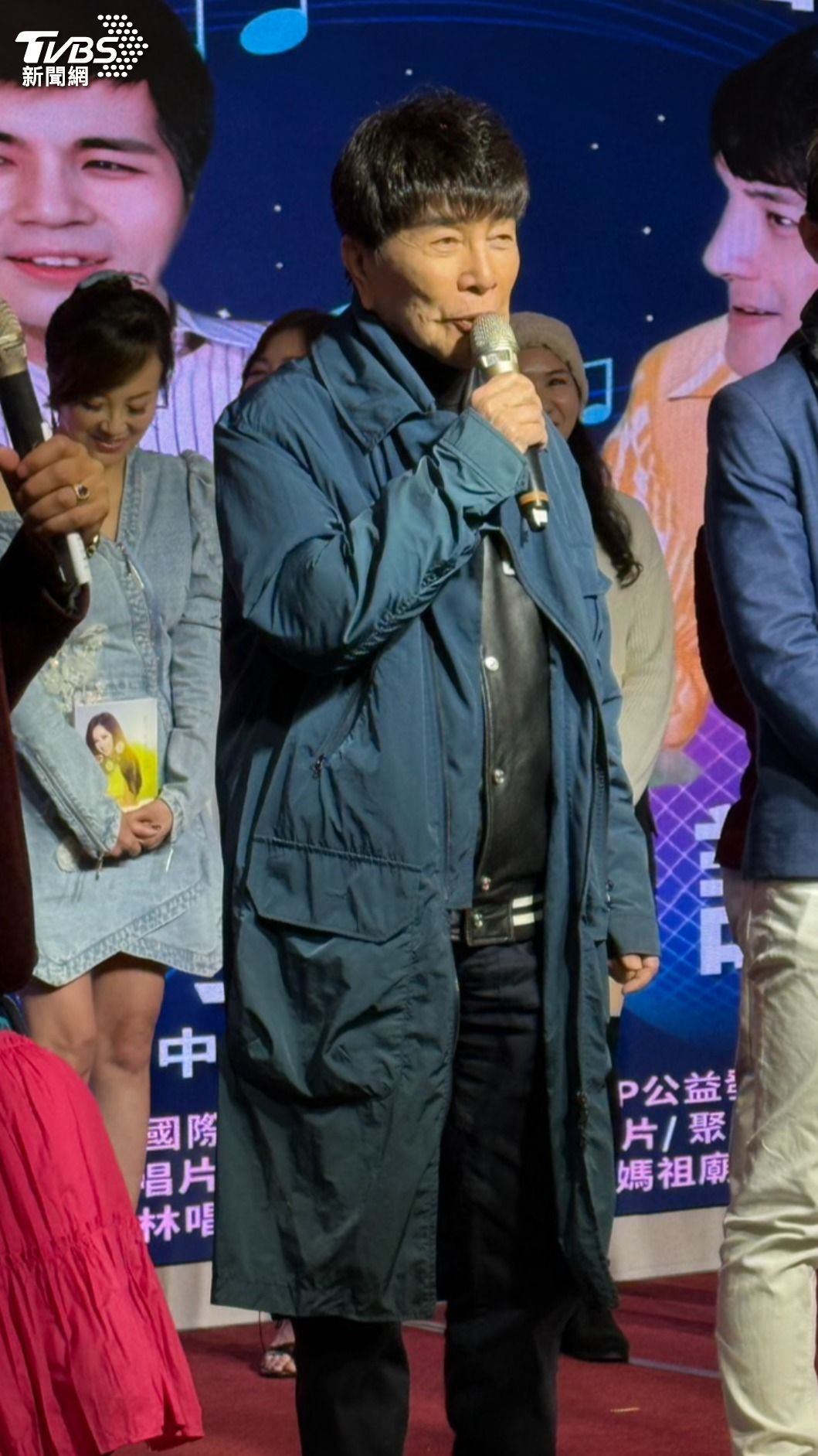 謝雷前陣子錄音受了不少委屈,讓他自嘲氣到以為中風。(圖/陳薈涵攝)