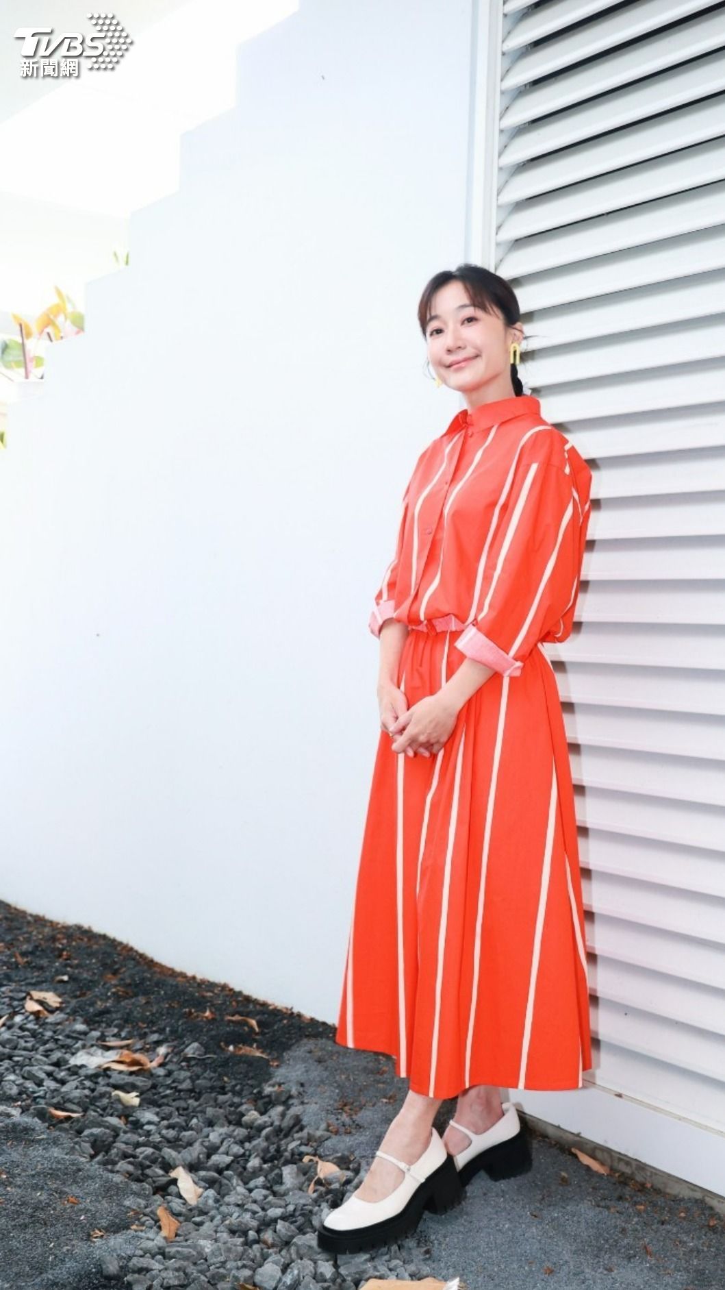 陳婉婷飾演的「江美華」罹患會陰癌,人生坎坷。(圖/趙世平攝)