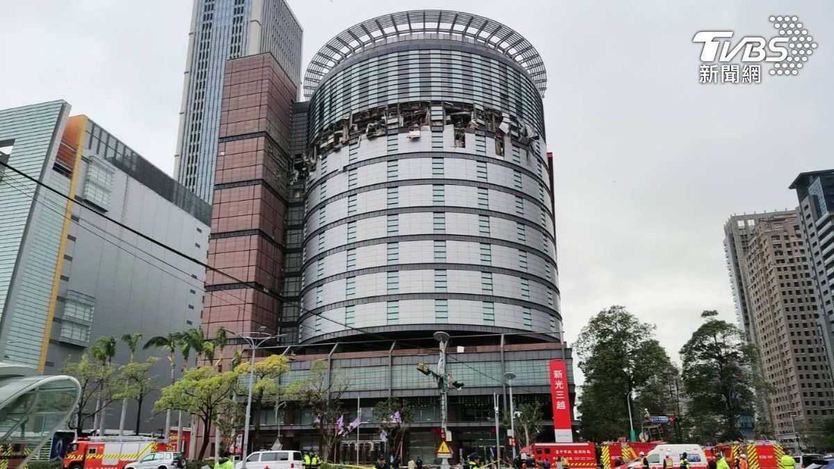 圖輯/台中新光三越氣爆!釀4死26傷 現場如同一片廢墟