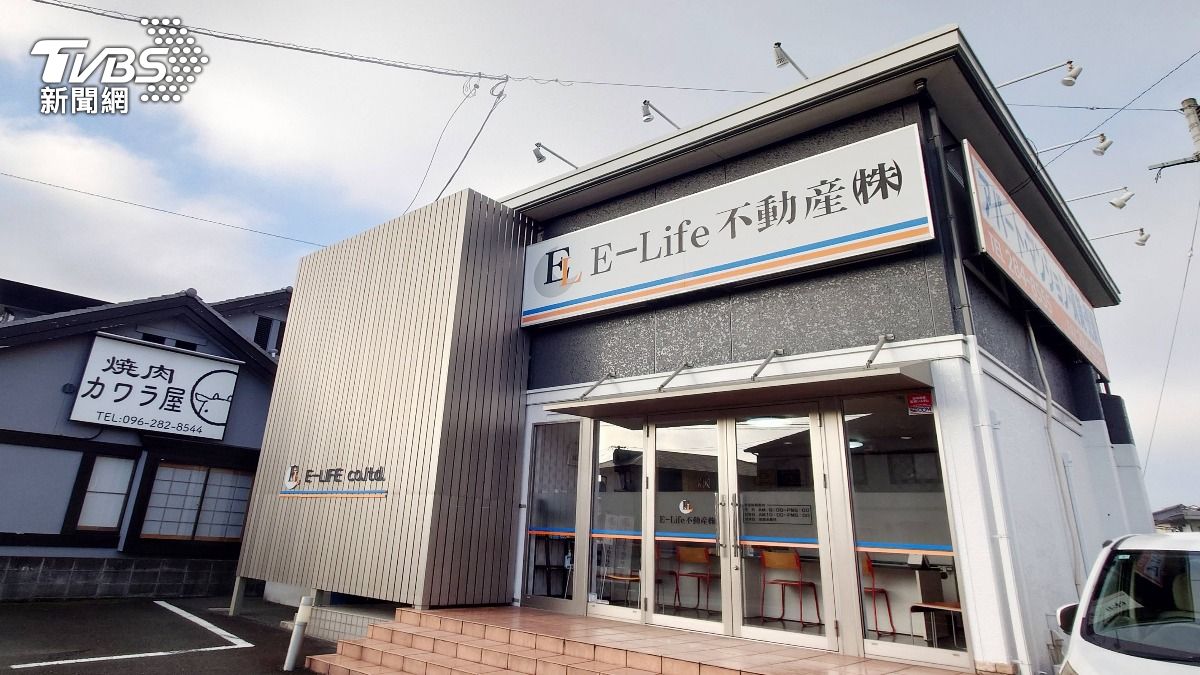 在熊本房仲E-Life擔任經紀人的蔡自軒。(圖/羅佳蓉攝)
