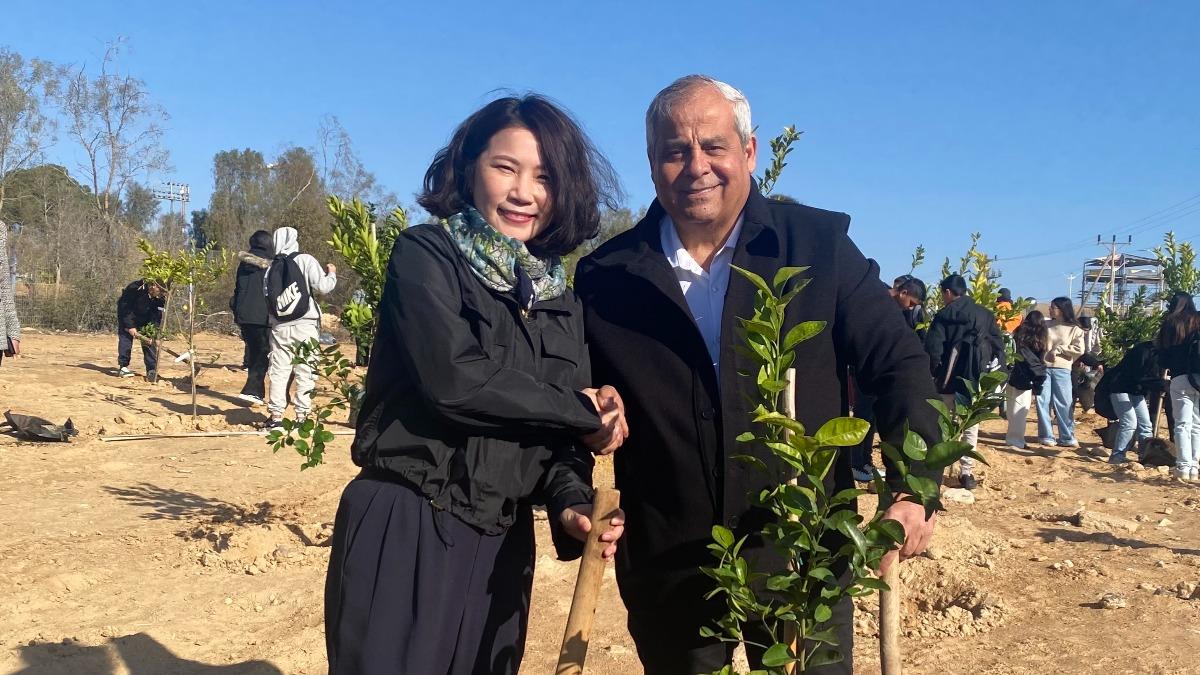 猶太植樹節台以攜手造林 友誼深植沙漠城市