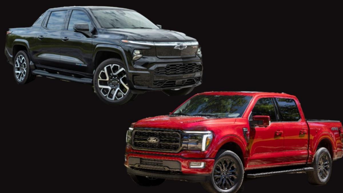 重量級皮卡Chevrolet Silverado以344,022輛排名第五,但銷量較前一年略有下滑,顯示出皮卡市場的整體需求趨勢可能正在放緩。(圖/翻攝自Ford、Chevrolet)
