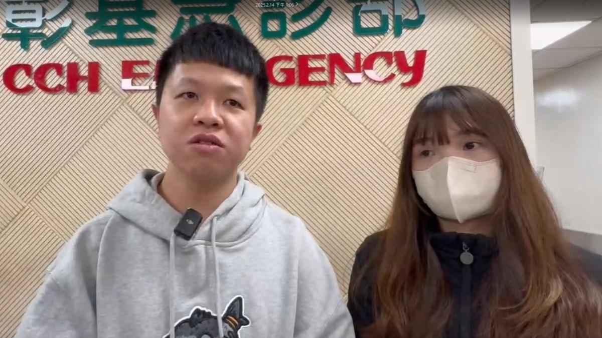 護理師情侶還原現場。(圖/TVBS)