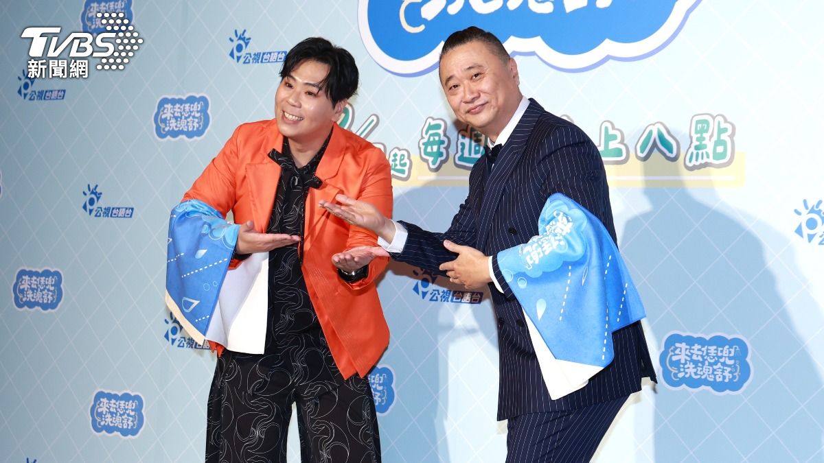 邰智源（右）和邵大倫首次搭檔主持。（圖／黃城碩攝）