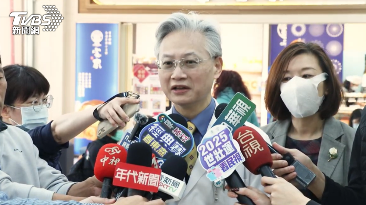 台中榮總醫院院長傅雲慶。（圖／TVBS）