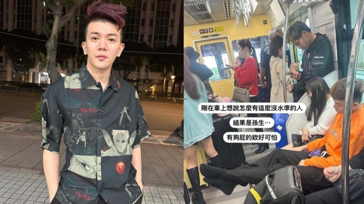 沖繩電車上驚見沒品男!脫鞋跨行李箱 「細看竟是孫生」網傻眼了